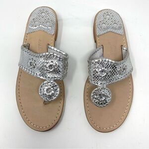 Jack Rogers Jacks Whipstitch Slip-On Thong Flat Sandal